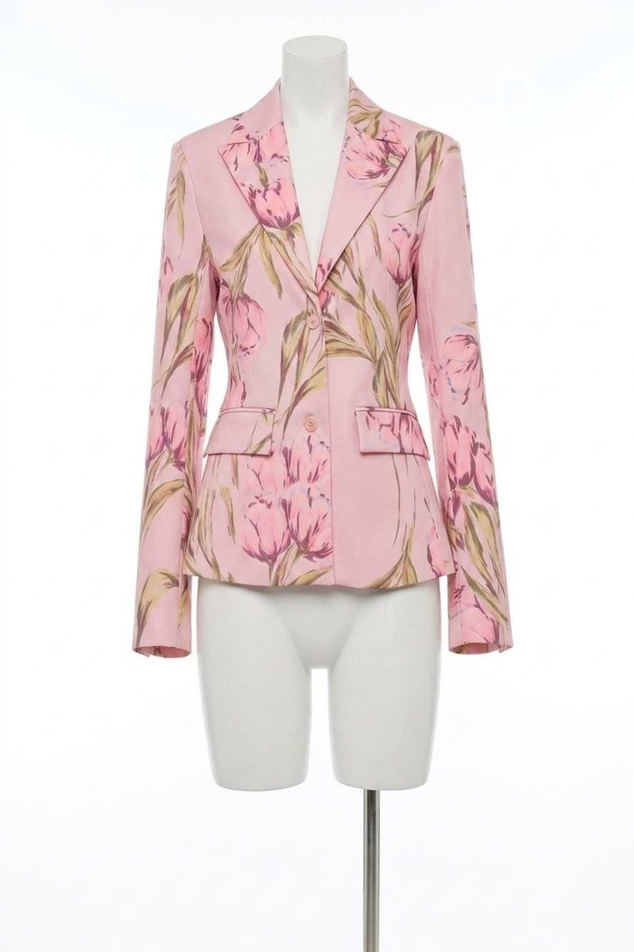 NEW STEVE MADDEN regina floral blazer in rosette